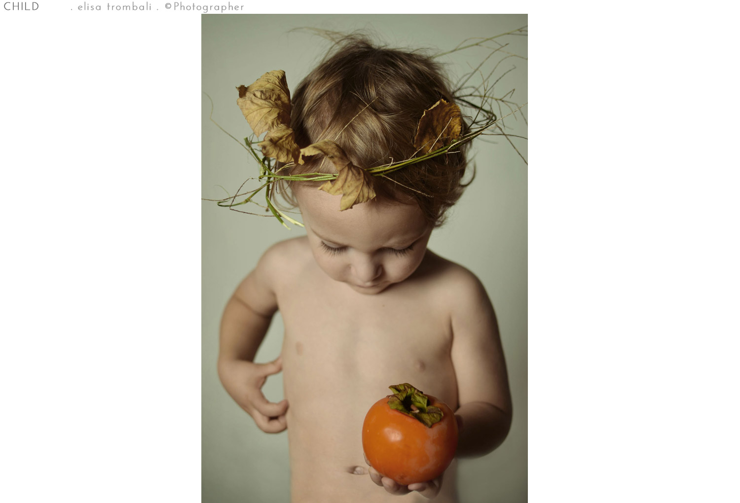 Child Gioele - Elisa Trombali Photographer
